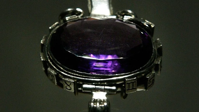 L'améthyste maudite, exposée au Muséum d'Histoire Naturelle