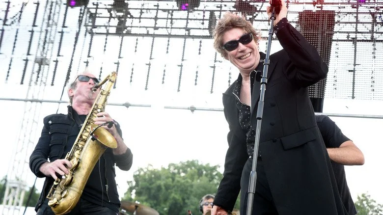 Mars Williams et Richard Butler en performance