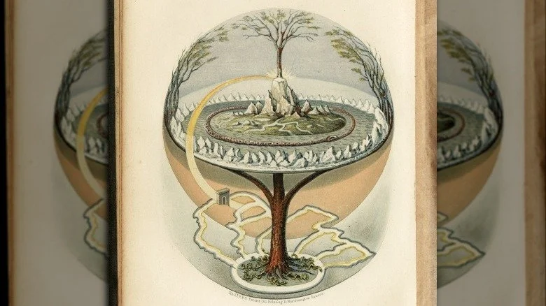 Illustration de Yggdrasil, l'Arbre du Monde