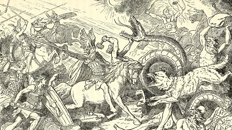 Illustration de 1897 de Ragnarök