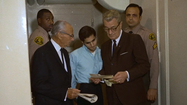 Sirhan Sirhan avec ses avocats