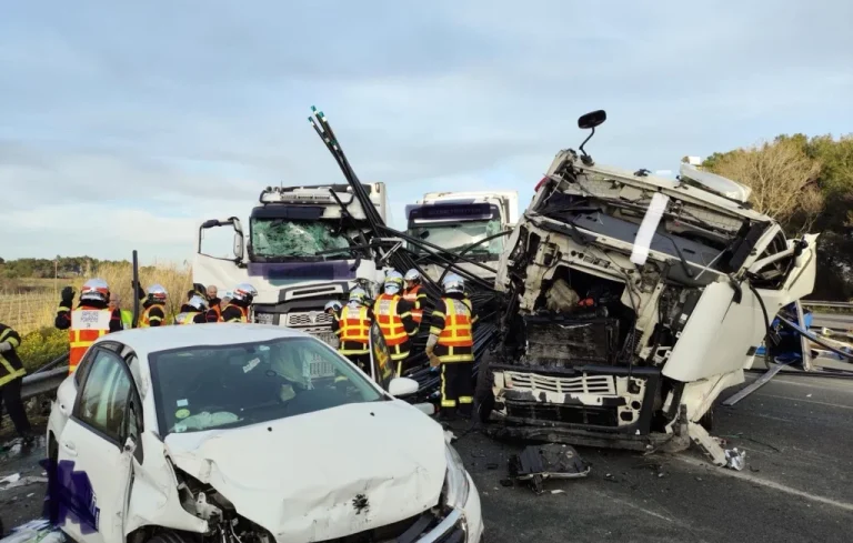 Accident Mortel sur l&rsquo;A9 à Sète : Deux Décès et Trois Blessés