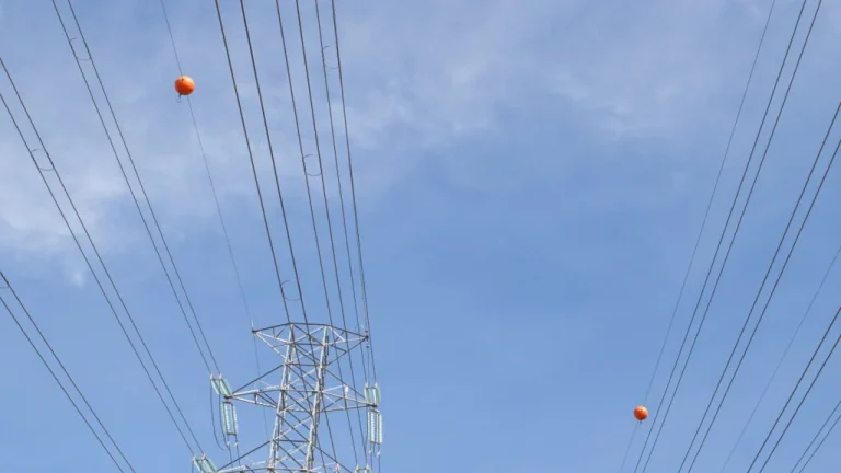 Pourquoi les boules oranges sur les lignes électriques ?