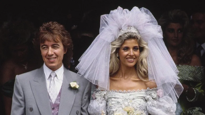 Bill Wyman et Mandy Smith se mariant