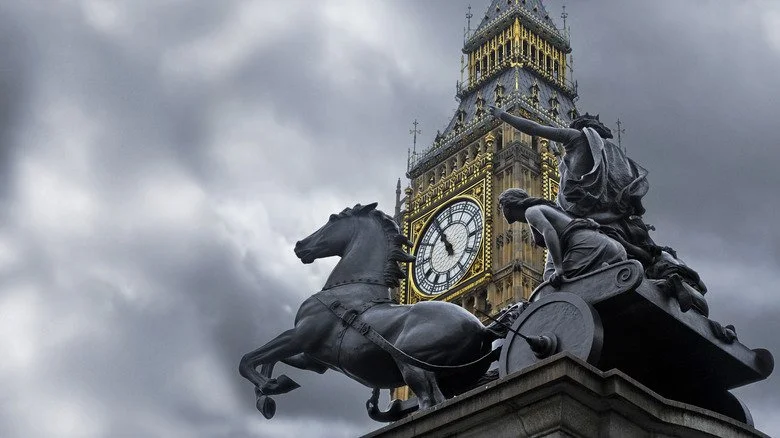 Statue de Boudicca devant Big Ben