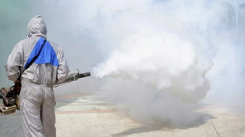 Pulvérisation visant à éliminer les moustiques