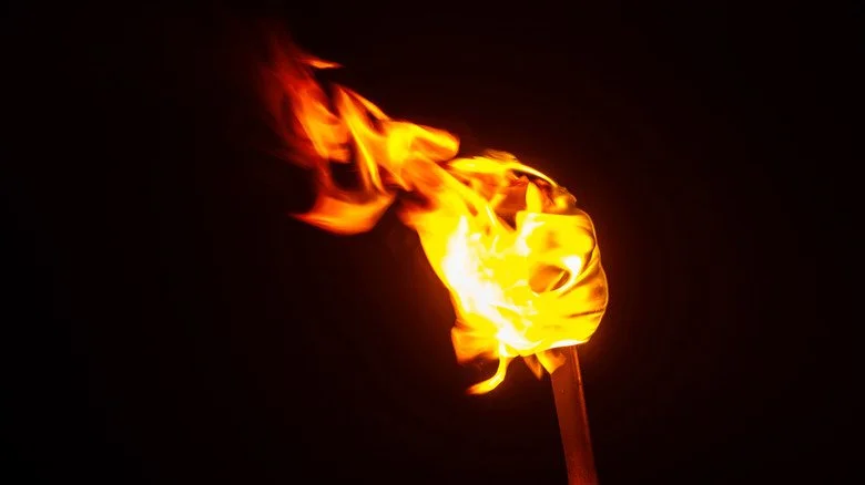 Photographie d'une torche