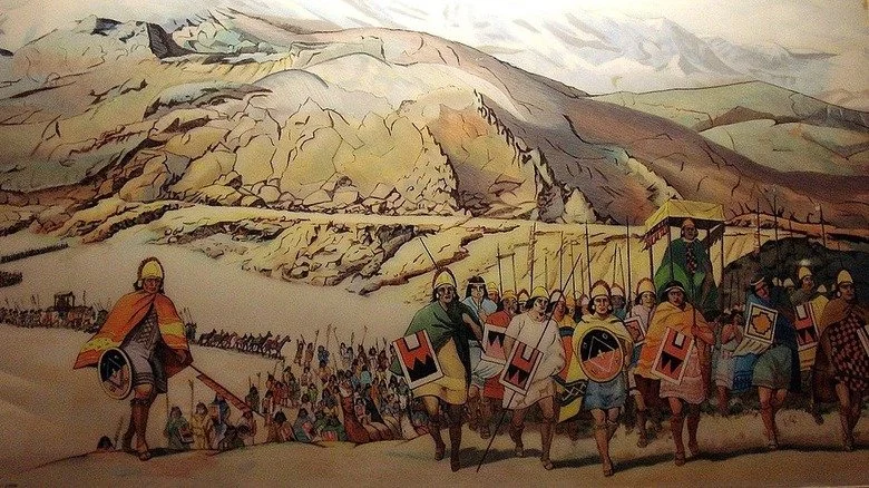 Illustration de l'armée inca