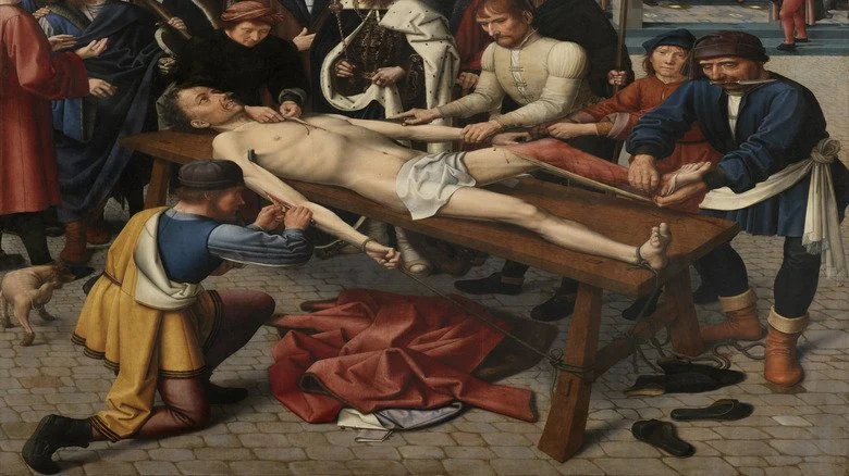 représentation moderne de l'écorchage