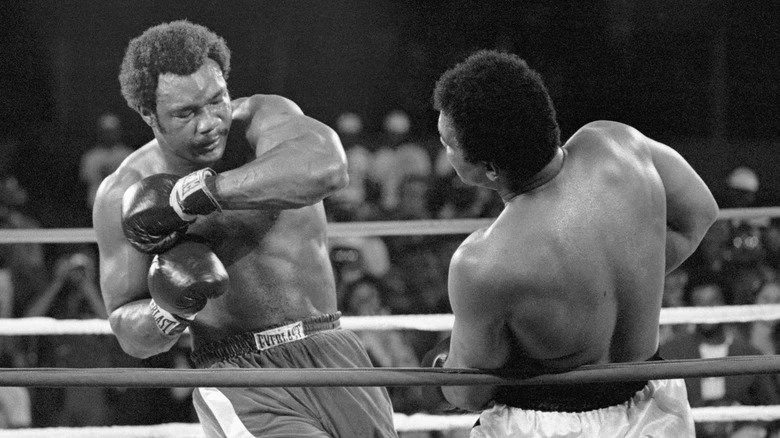 George Foreman fight Muhammad Ali au Rumble in the Jungle