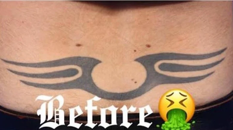 Tatouage dans le bas du dos de Nev Schulman