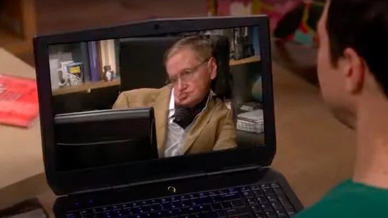 Stephen Hawking dans son dernier épisode de The Big Bang Theory
