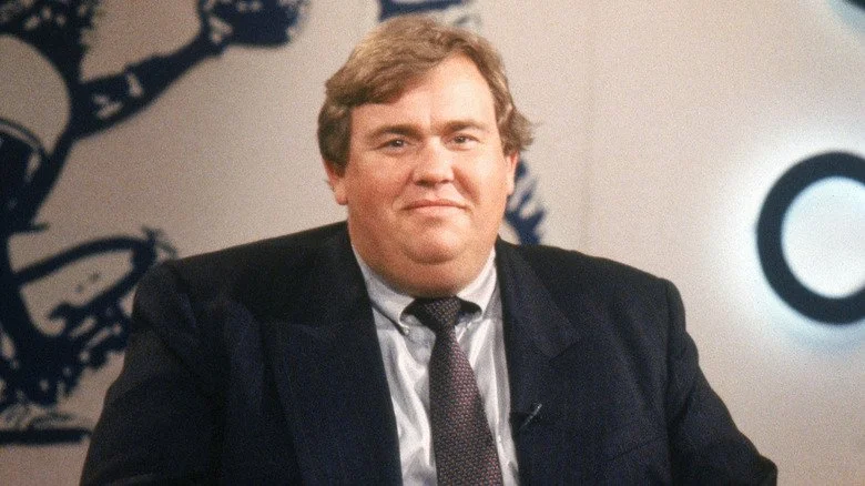 John Candy grimace lors d'une émission sportive ESPN
