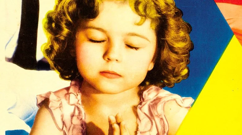 Shirley Temple dans l'affiche du film Little Miss Marker