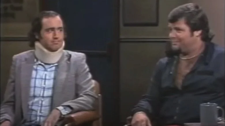 Andy Kaufman et Jerry Lawler sur David Letterman