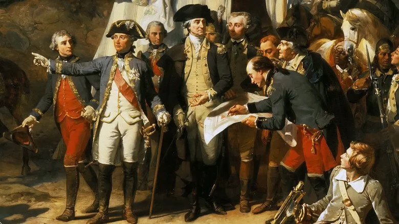 Peinture du siège de Yorktown