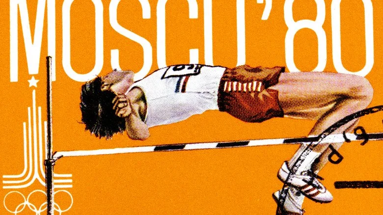 Moscou Olympics commemorative stamp