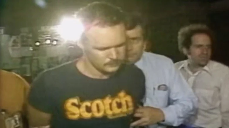 Larry Eyler being arrested