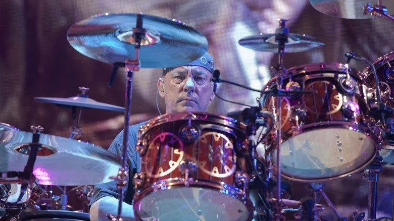 Neil Peart en performance sur scène
