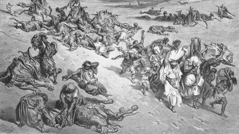 Illustration de la cinquième plaie