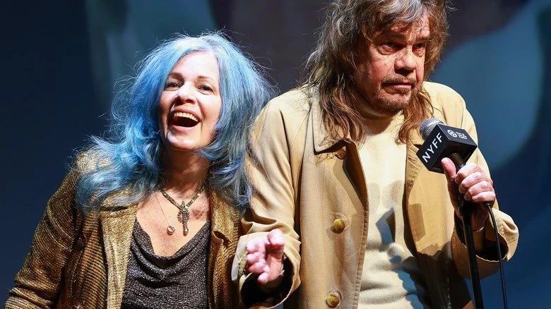 David Johansen et sa femme lors d'une apparition en 2022