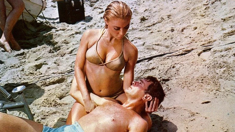 Sharon Tate et Tony Curtis