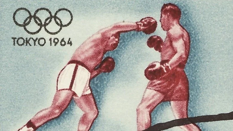 Timbre de boxe des JO de Tokyo 1964