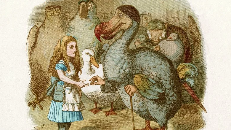 Illustration d'Alice et le Dodo dans Alice au Pays des Merveilles