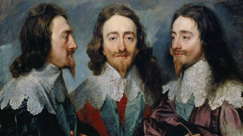Charles I en trois positions (1635-36), un triple portrait de Charles I par Anthony van Dyck