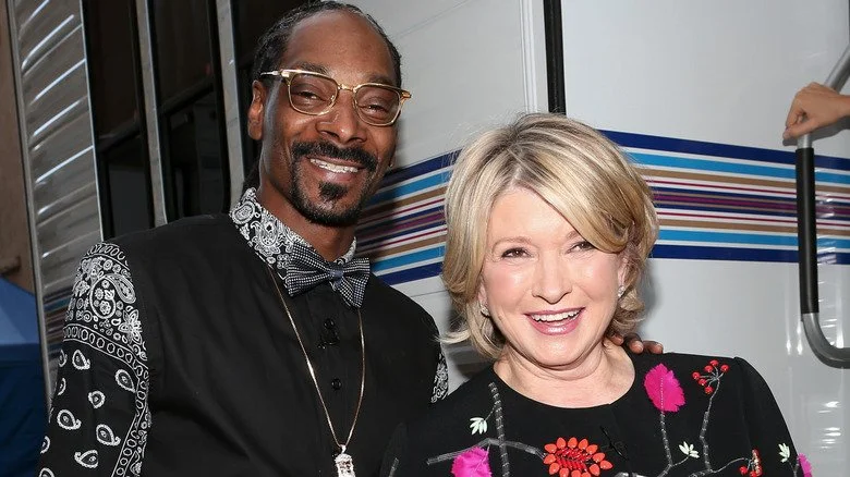 Snoop Dogg et Martha Stewart riant