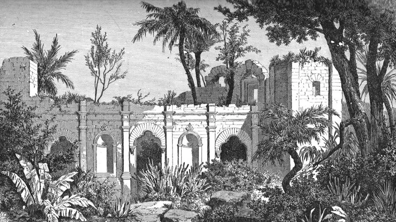 ruines d'une mission au Paraguay