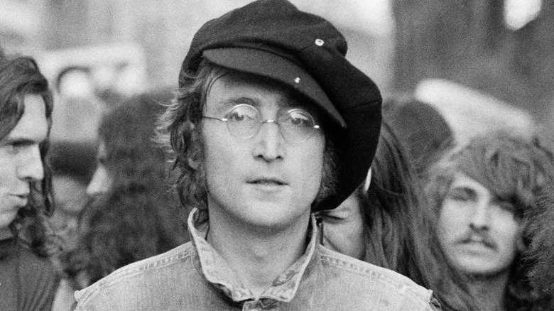 John Lennon en pleine protestation
