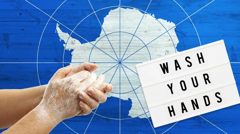 Avertissement de virus en Antarctique