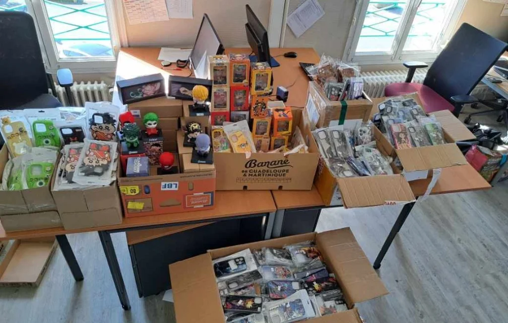 Brest : Saisie de 1.000 produits contrefaits dans un magasin