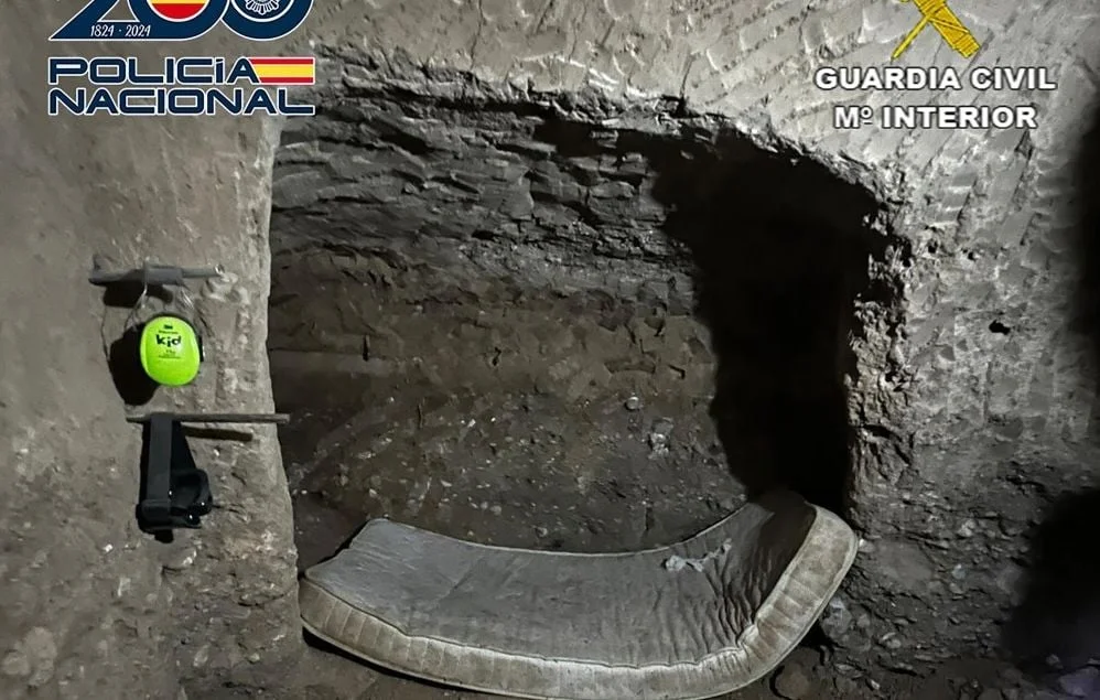 Découverte d'un stand de tir souterrain pour narcotrafiquants en Espagne