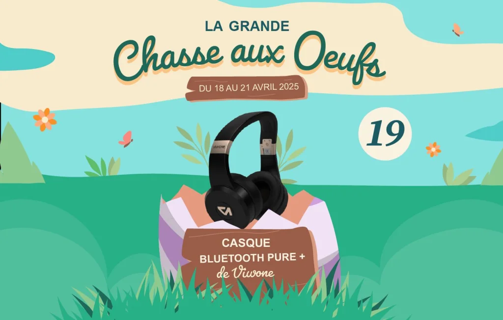 Gagnez un casque Bluetooth Viwone pour Pâques !