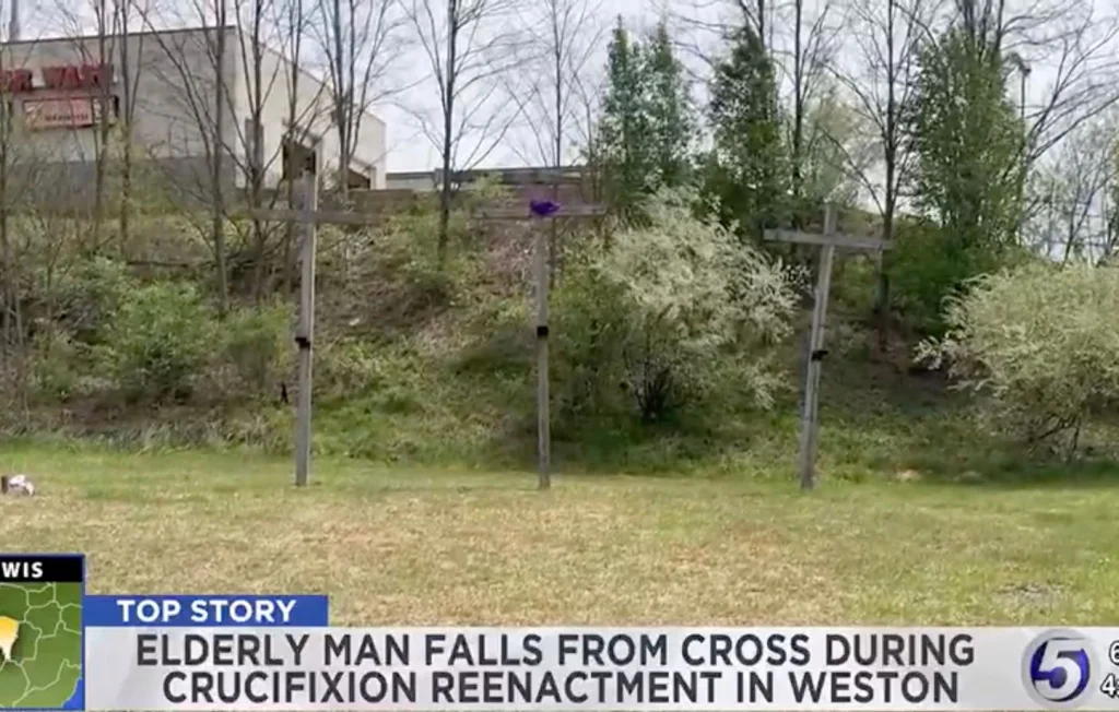 Un octogénaire blessé lors d'une reconstitution de crucifixion