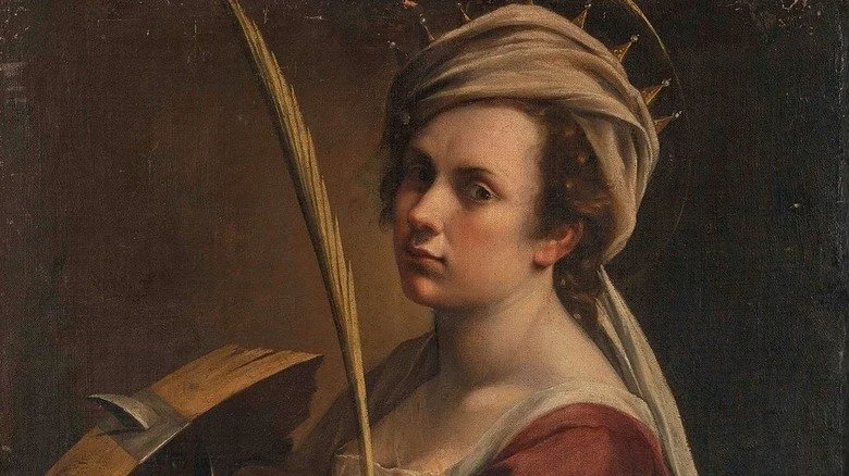 Autoportrait en tant que Sainte Catherine d'Alexandrie, Artemisia Gentileschi