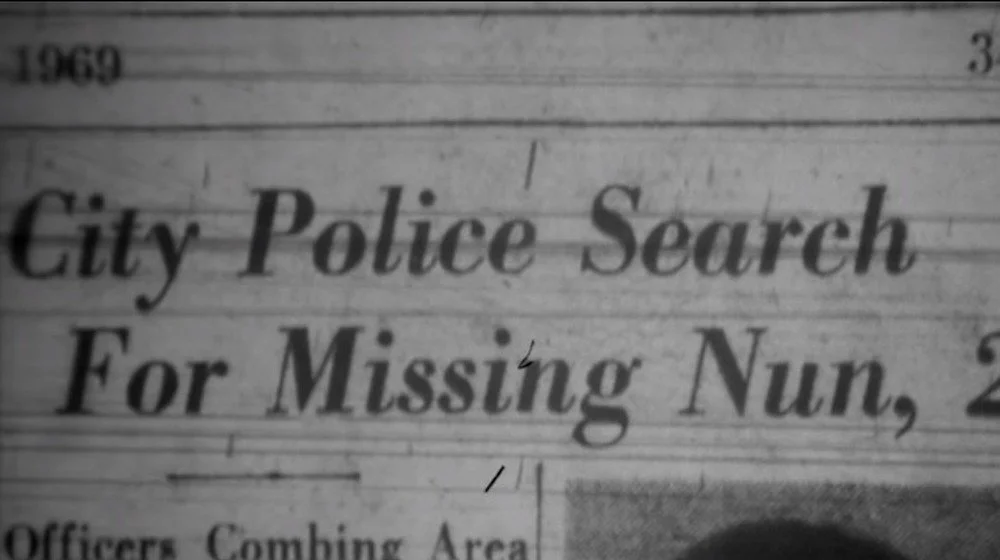Titre de presse sur la disparition de la sœur Catherine Cesnik