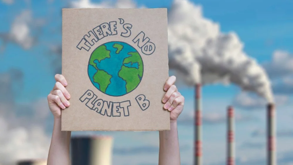 Affiche sur le changement climatique