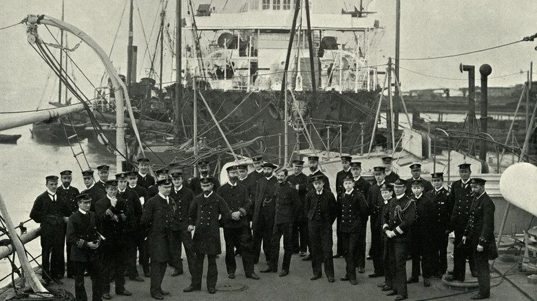 Old Royal Navy crew photo