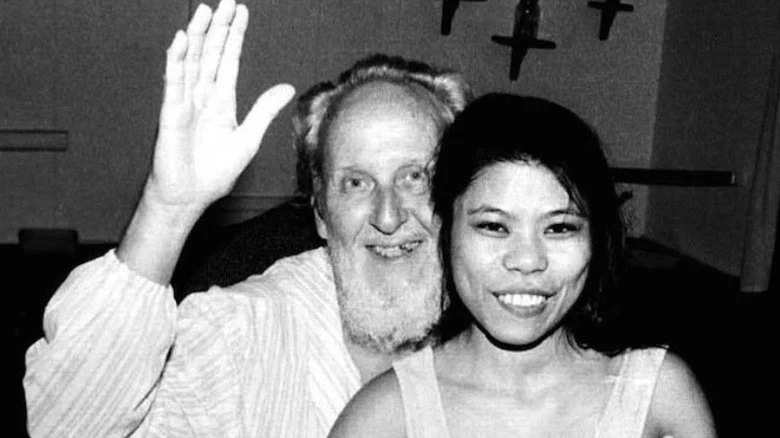 David Berg et une femme inconnue