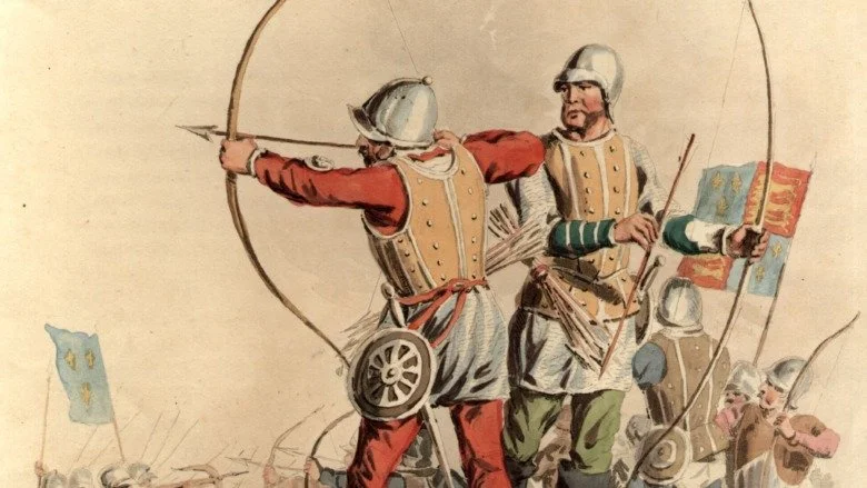 archers and longbowmen aiming