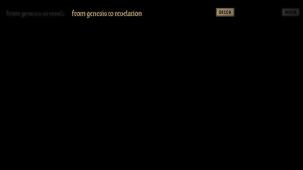 Genesis, From Genesis to Revelation album cover