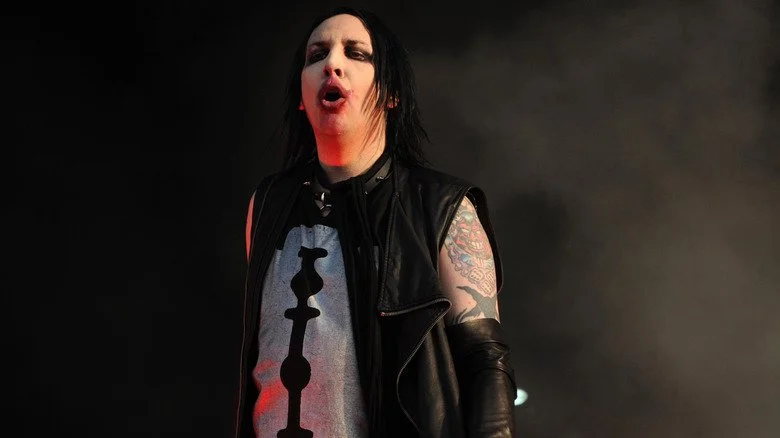 Marilyn Manson en concert lors du Download Festival en 2009
