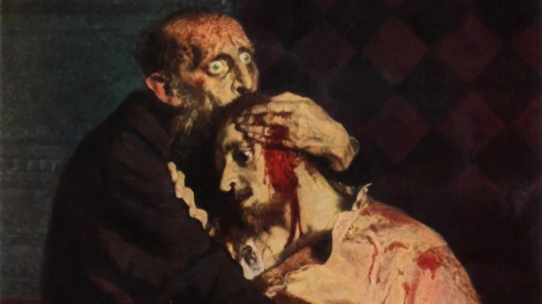 Ivan IV tenant son fils mourant