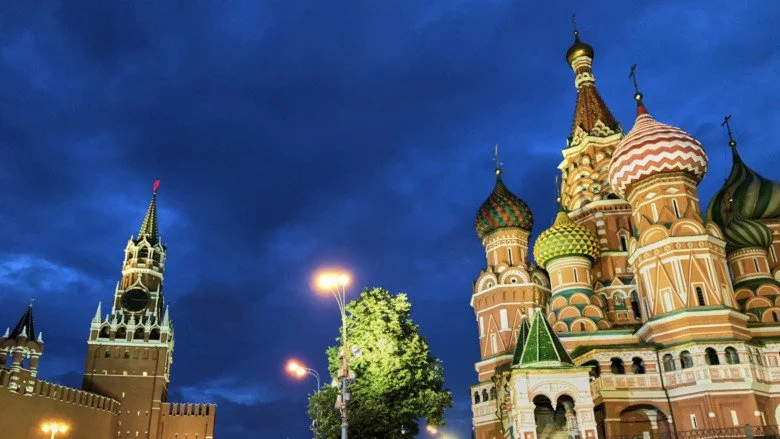 St. Basil's by night