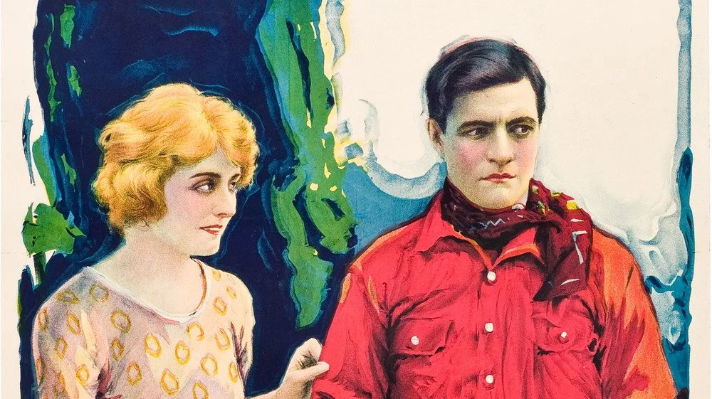 Affiche du western américain Treat 'Em Rough (1919) avec Jane Novak et Tom Mix