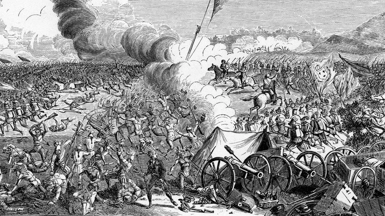 Défaite du général britannique Braddock en 1755