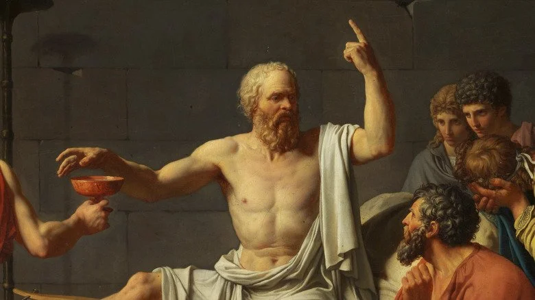 La mort de Socrate - Jacques-Louis David